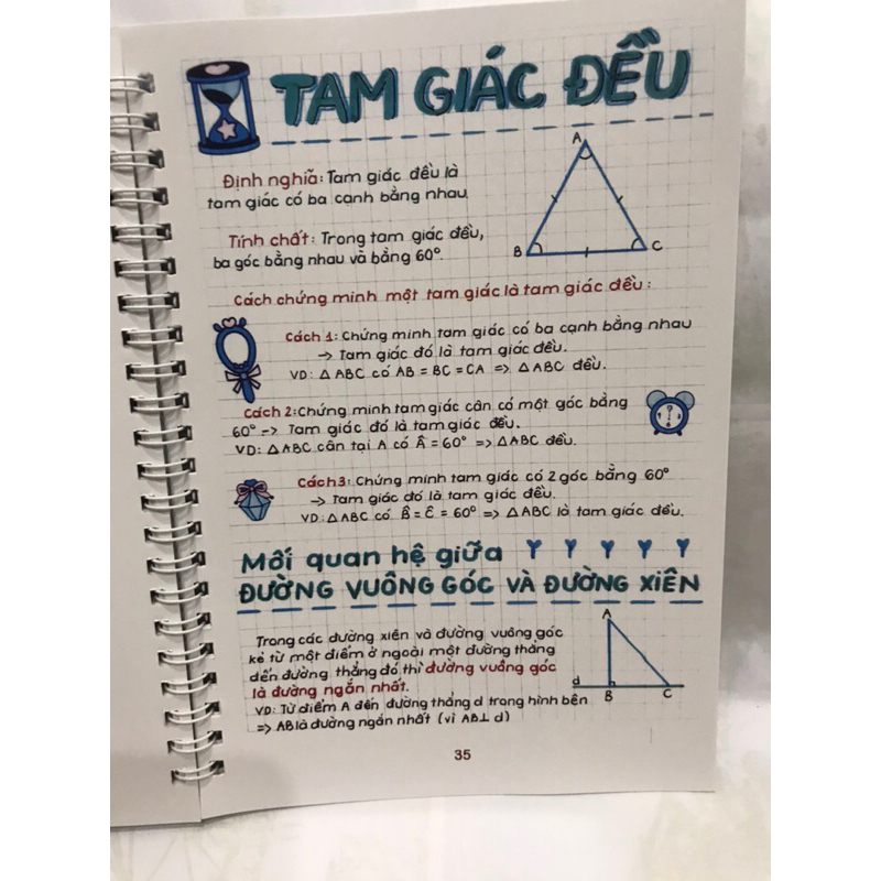 Sổ tay lò xo Takenote Toán 7 khổ A5