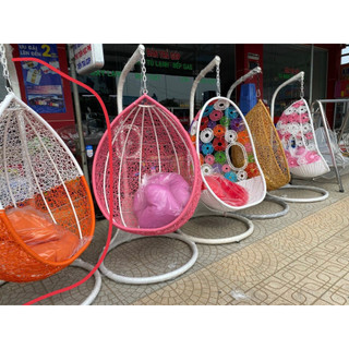 Xích đu giọt nước, ghế xích đu tổ chim - ghế sân vườn sắt thời thượng - BH 12 tháng