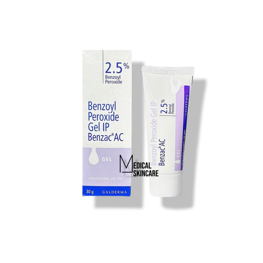 Benzac AC Benzoyl Peroxide 2.5% bay mụn giảm viêm da, giảm sợi bã nhờn