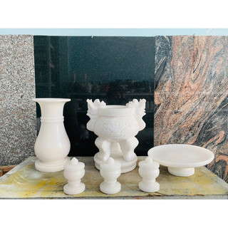 Bộ thờ cúng đá trắng tự nhiên