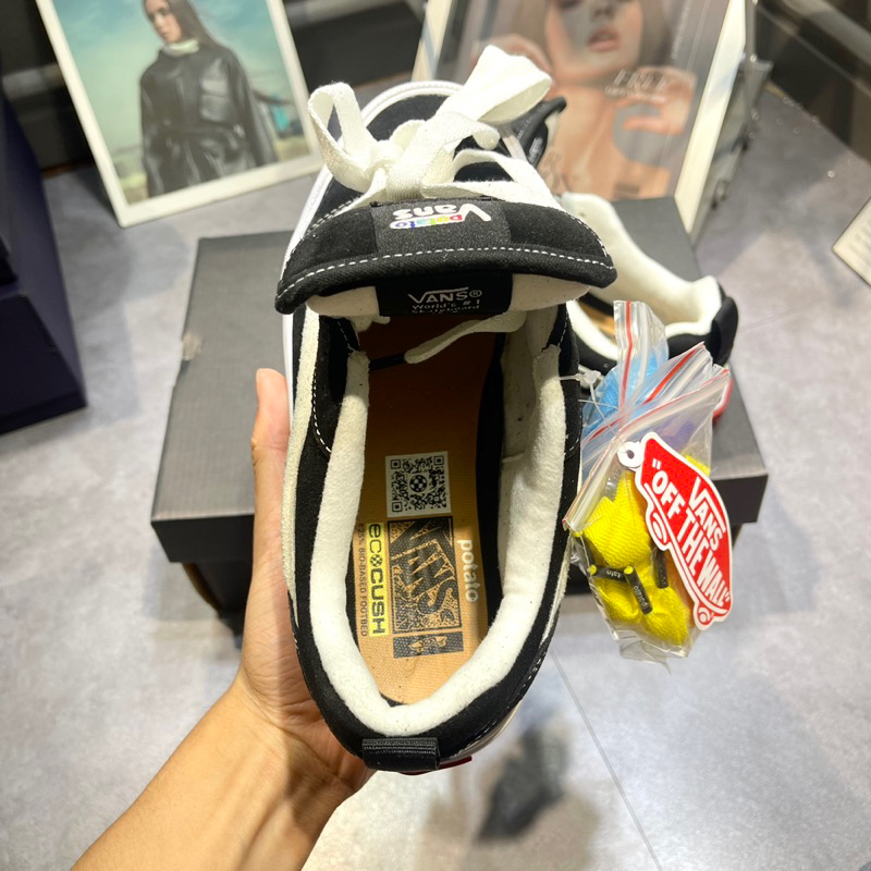 Giày Thể Thao/Giày Sneaker Van.s Giày Vans Vault Knu Skool VR3 x Imran Potato cao cấp Full Box Bill.