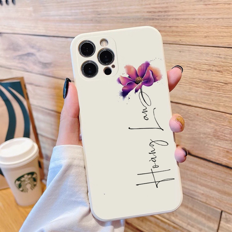 ỐP LƯNG IN TÊN RIÊNG CHỮ KÝ iPhone 5 5s 5c 6 6plus 6s 6s plus 6 7 7plus 8 8plus x xs xs max 11 11 pro 11 14promax