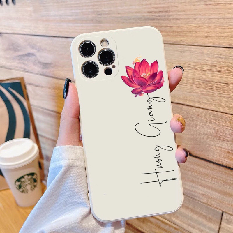 ỐP LƯNG IN TÊN RIÊNG CHỮ KÝ iPhone 5 5s 5c 6 6plus 6s 6s plus 6 7 7plus 8 8plus x xs xs max 11 11 pro 11 14promax