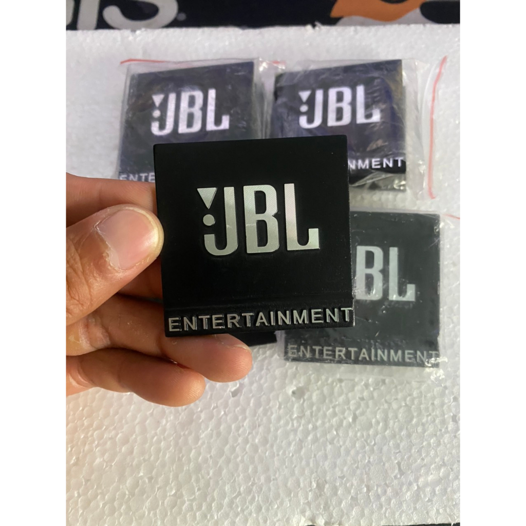 TEM LOA JBL NHÔM, KÍCH THƯỚC 5X5 CM, GIÁ 2 CHIẾC