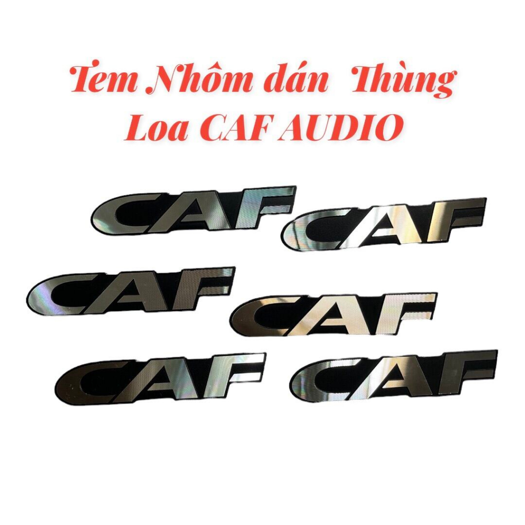 TEM LOA NHÔM CAF, KÍCH THƯỚC 2X11 CM, GIÁ 2 CHIẾC
