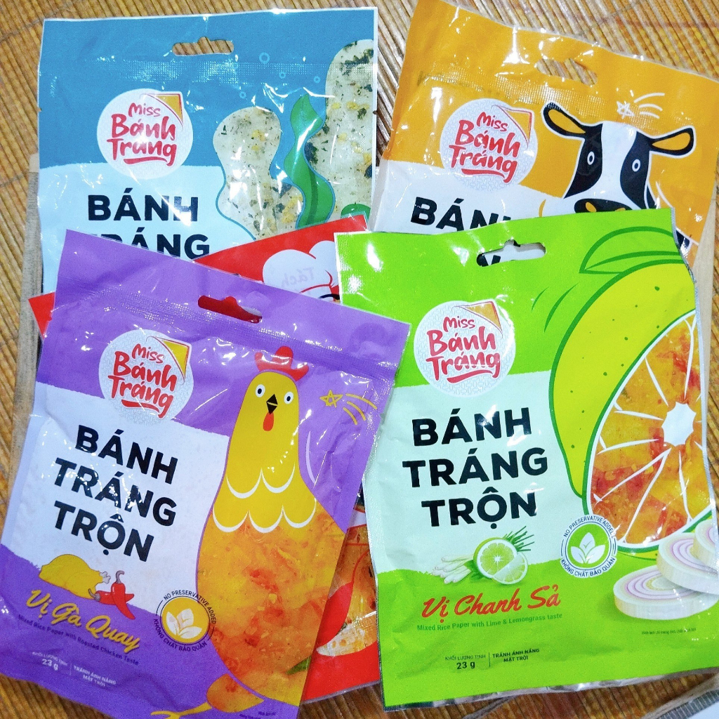 Bánh tráng trộn, Miss bánh tráng đủ vị