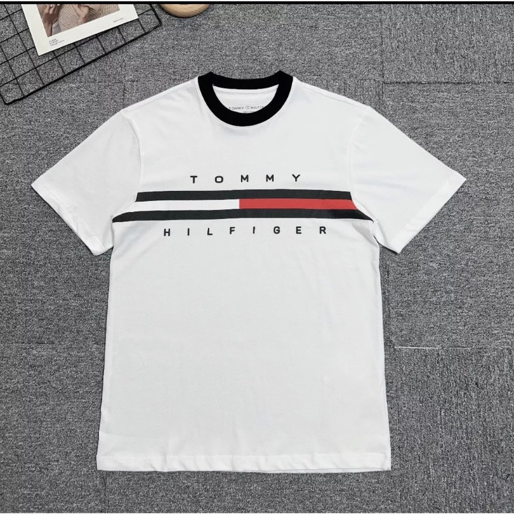 Áo Phông Tommy Thêu Phông Cách Boy Phố-Áo thun Tommy Nam Nữ Siêu Hot 2023