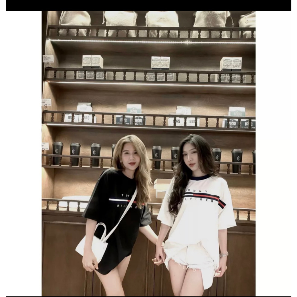 Áo Phông Tommy Thêu Phông Cách Boy Phố-Áo thun Tommy Nam Nữ Siêu Hot 2023