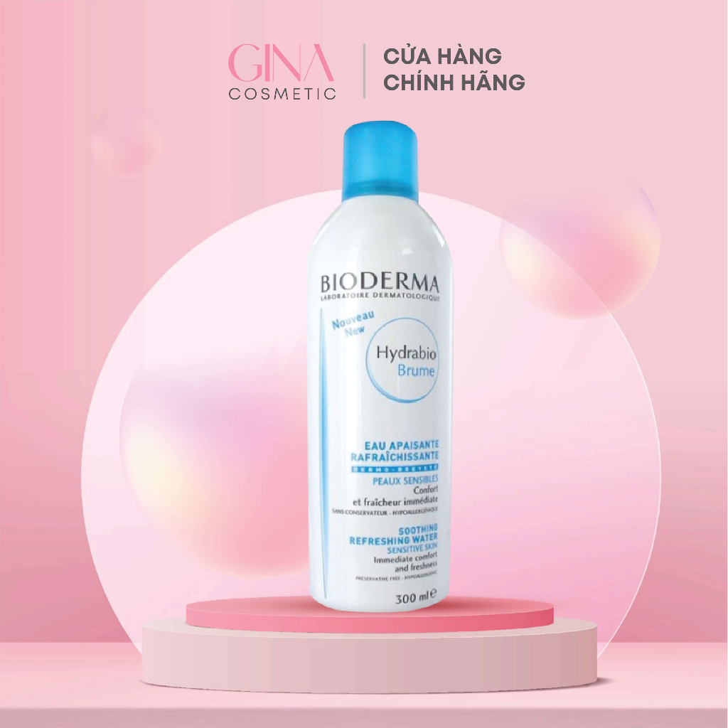 Xịt Khoáng Bioderma Hydrabio Brume Soothing Refreshing Dành Cho Da Nhạy Cảm
