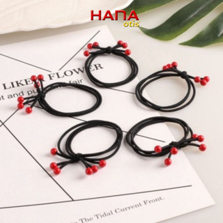 Dây thun cột tóc, buộc tóc hạt cherry hạt màu đỏ Style Hàn Quốc dễ thương, NPP GBION