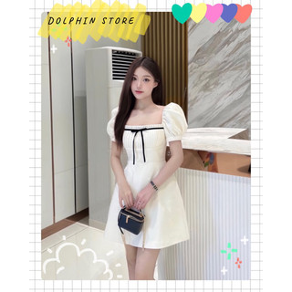 [BIGSIZE ẢNH THẬT] - Đầm cổ vuông bigsize - đầm tiểu thư bigsize - đầm đi tiệc bigsize