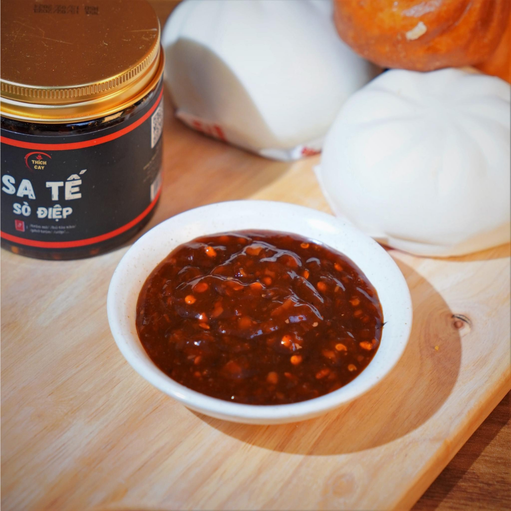 Sa tế sò điệp Thích Cay, trộn mì, hủ tiếu, phở, sốt cá viên chiên, dùng để ướp thịt