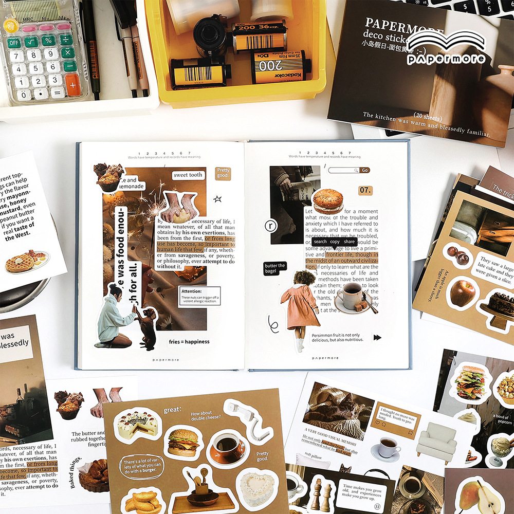 Deco sticker, ảnh PaperMore theo tông màu Art Therapy