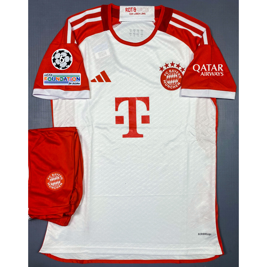 Bộ áo bóng đá Bayern Munich hàng thailand 2024-2023 Giống thi đấu 99%