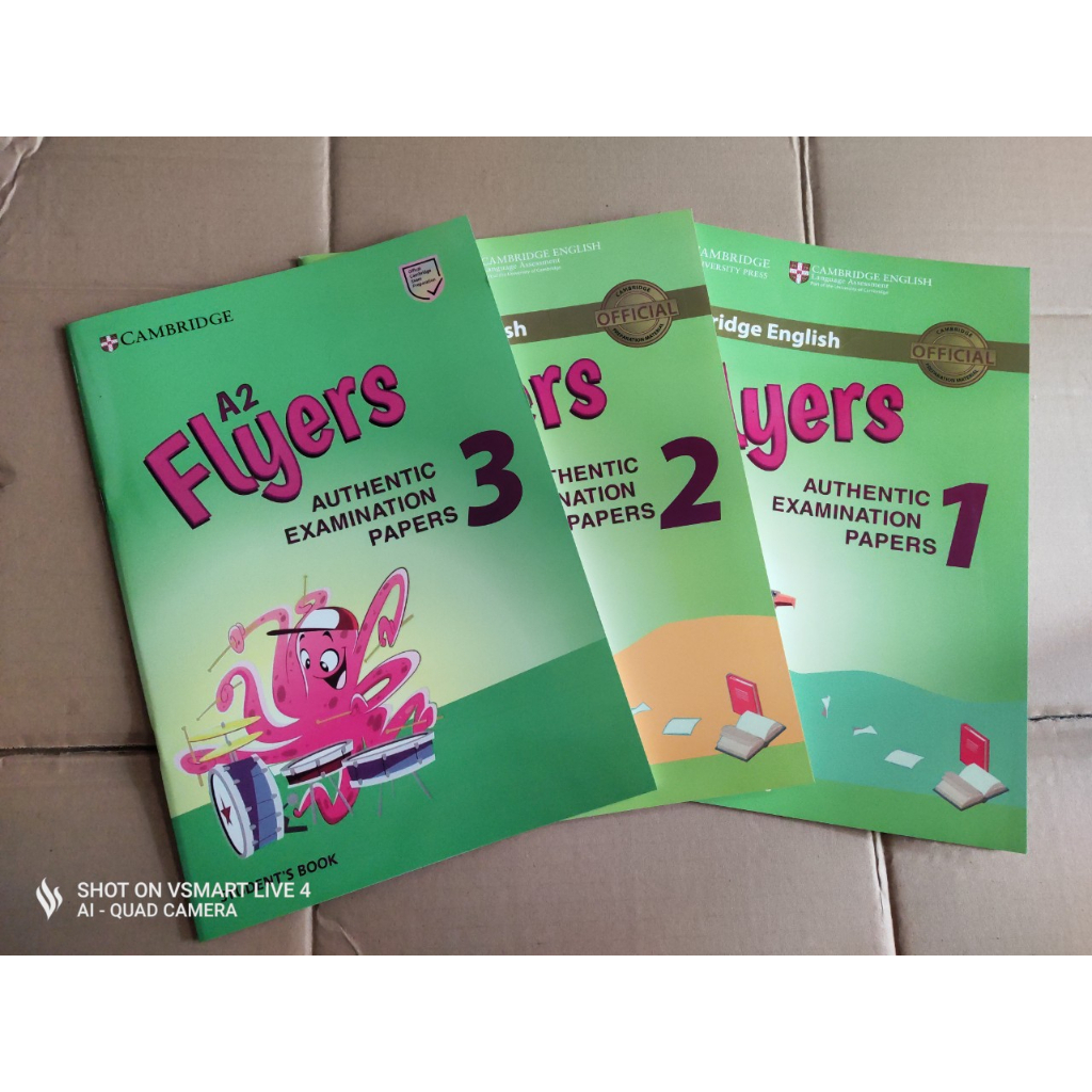 Flyers 3q Cambridge Authentic Flyers 2018 Màu tặng file nghe