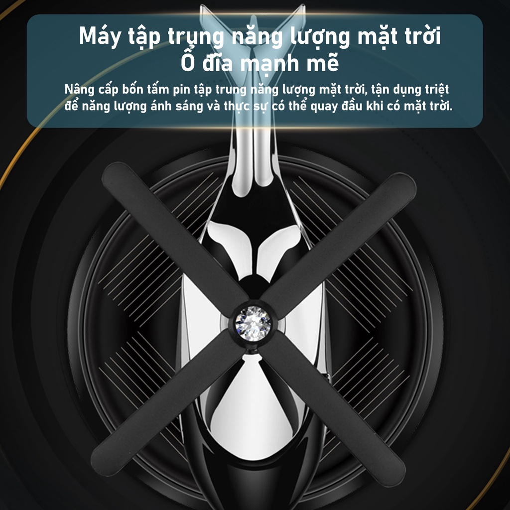 NƯỚC HOA Ô TÔ Năng Lượng Mặt Trời Máy Bay Trực Thăng, Khuếch Tán Hương Thơm, Khử Mùi Ô Tô Tặng Kèm Tinh Dầu