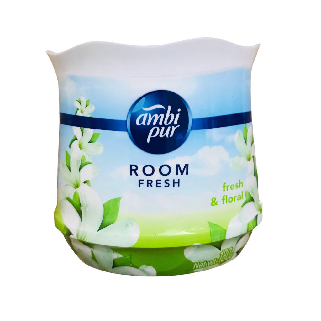 Sáp thơm phòng Ambipur hộp 180g Hương Downy/ Chanh/ Sả/ Oải Hương/Hương Hoa Hồng/Fresh & Floral Nhài