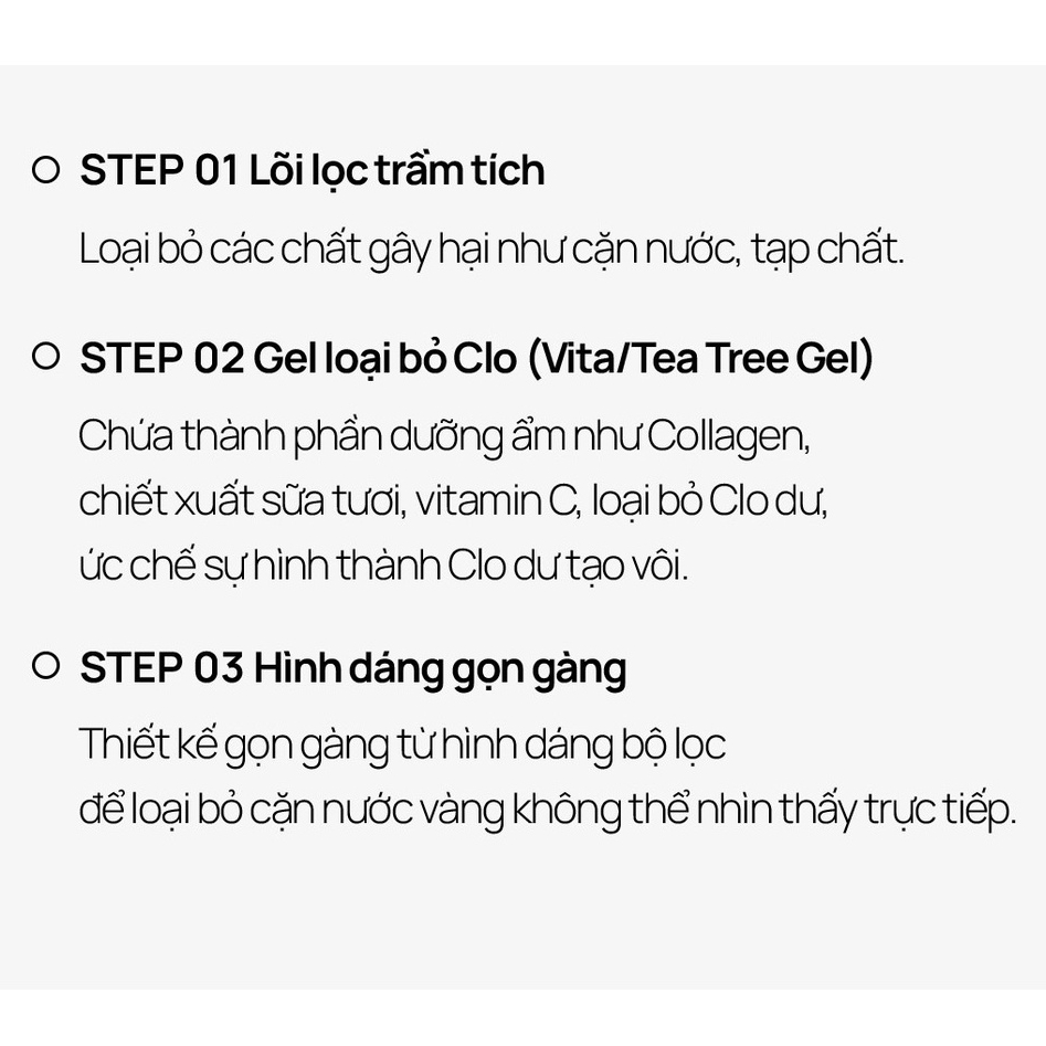 DAILY HABIT Vòi sen lõi lọc 2 lớp