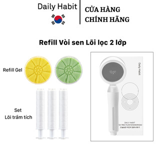 Vòi sen lõi lọc 2 lớp cung cấp vitamin Daily Habit Hàn Quốc