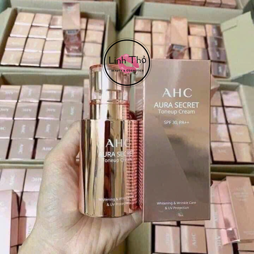 [50ML DATE 2026] Kem dưỡng trắng hồng nâng tông da AHC AURA SECRET TONE UP CREAM SPF 30/PA++ 50ML