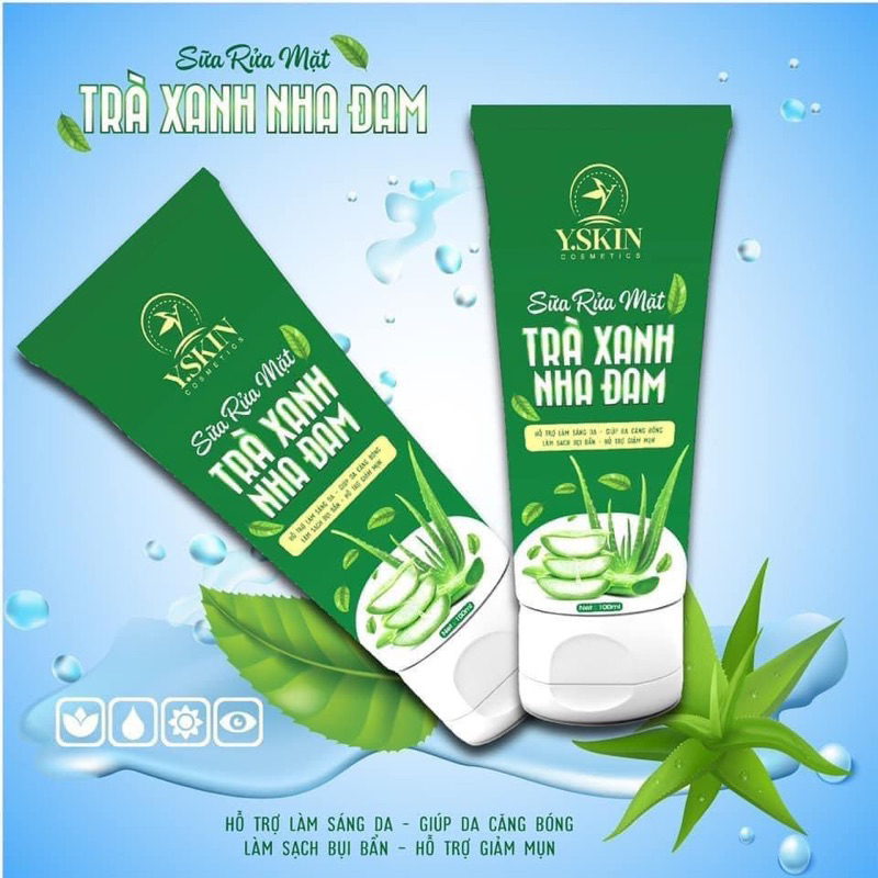 Sữa Rửa Mặt Trà Xanh Nha Đam