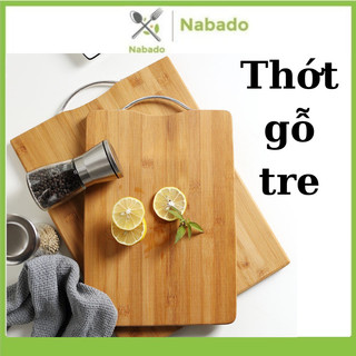 Thớt gỗ tre nhà bếp có móc treo siêu bền đẹp thớt gỗ kháng khuẩn chống nấm mốc thớt tre kháng khuẩn