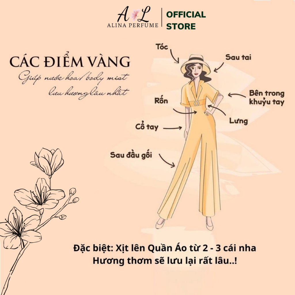 Nước Hoa Chiết Unisex Alina Perfume Rolling in Love Chính Hãng 10ml Thơm Lâu Quyến Rũ, Gợi Cảm, Tinh Tế