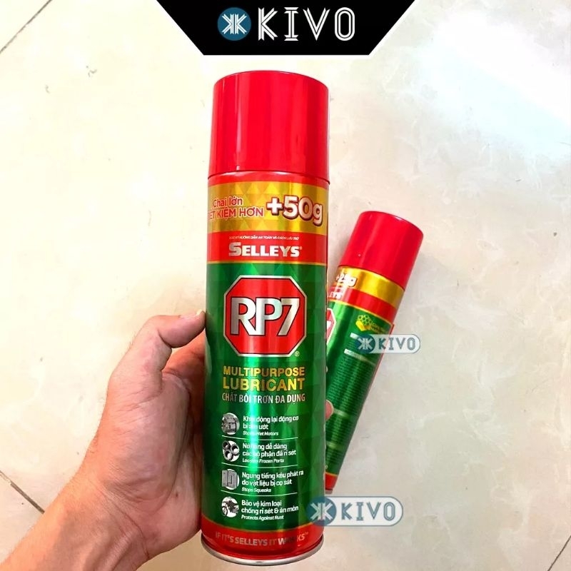 Chai xịt chống rỉ sét RP7  Bôi Trơn Sên Xích Xe Đạp, Động Cơ, Dưỡng Sên Xe Máy