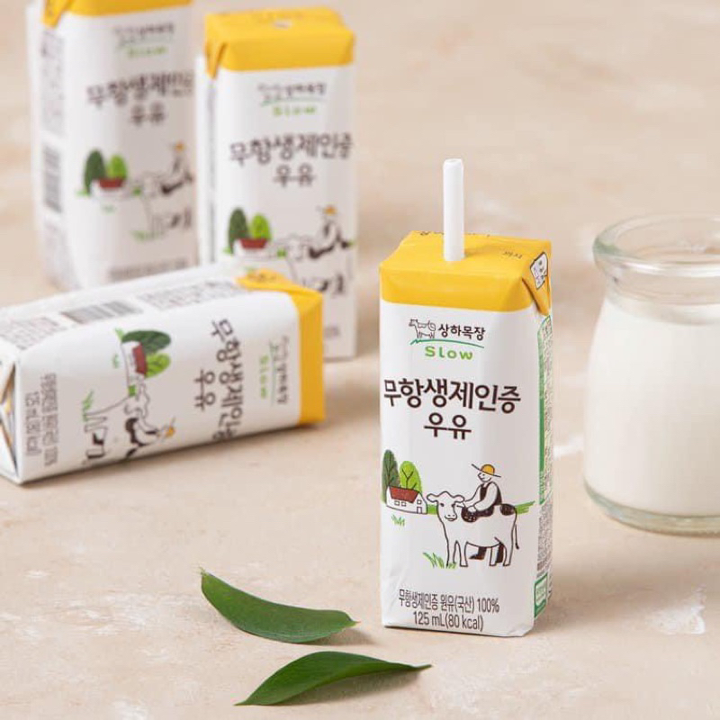 Sữa tươi organic SanghaFarm Slow không kháng sinh cho bé
