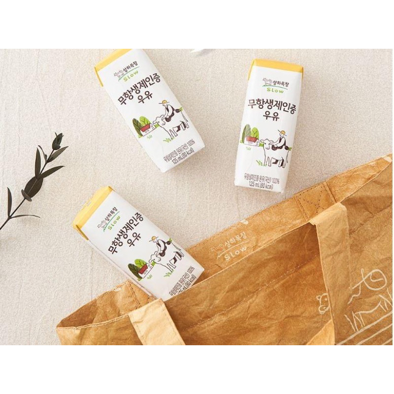 Sữa tươi organic SanghaFarm Slow không kháng sinh cho bé