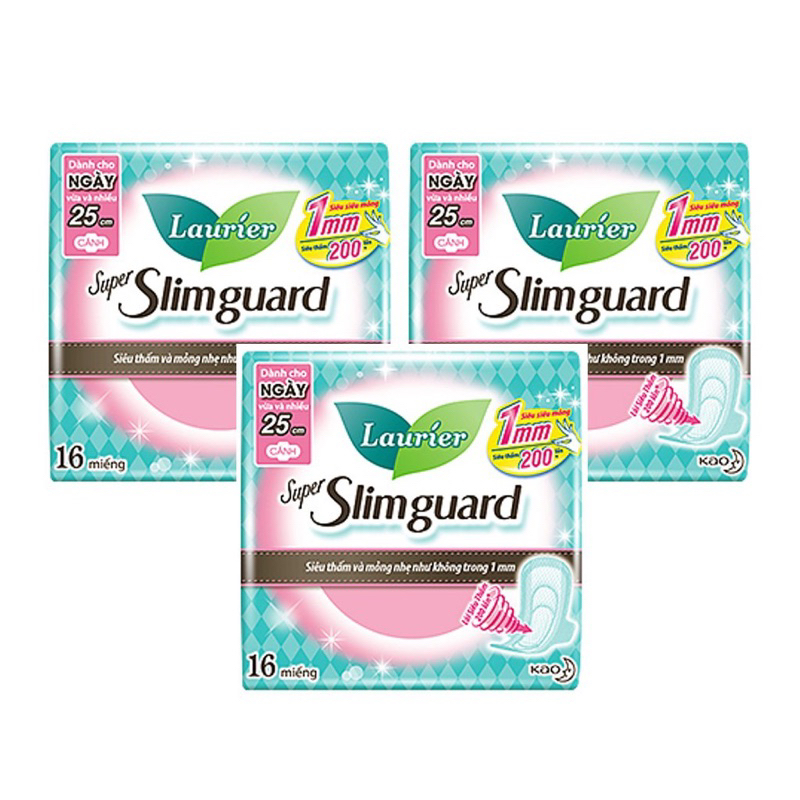 Băng vệ sinh Laurier Slimguard siêu mỏng 1mm