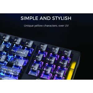 Bàn phím cơ không dây F2183 3 in 1 Black RGB AULA