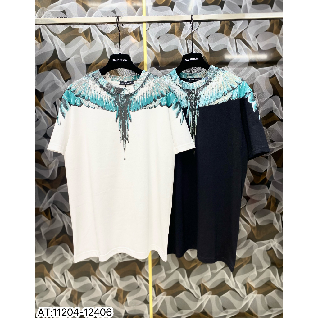 Áo thun lông chim cánh phượng áo phông burlon 2023 🔥🔥🔥🔥  LOGO THÊU MAX CHẤT dáng unisex nam nữ cực đẹp 2023