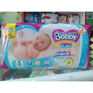Tã Dán sơ sinh Bobby S54 miếng (Bé 4-8kg)