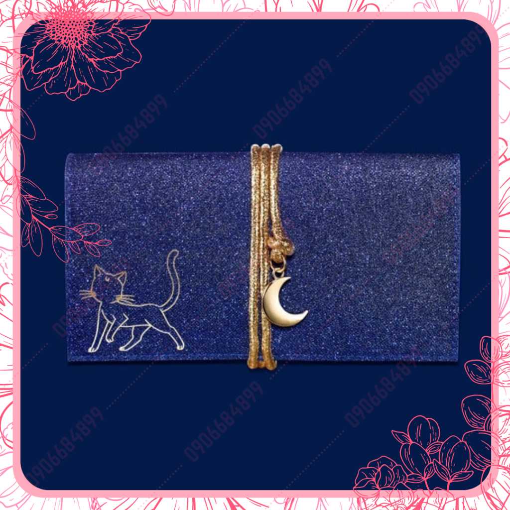 Túi đựng mỹ phẩm 🌙 SHU UEMURA 🌙 SAILOR MOON ENTERNAL LUNA POUCH