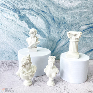 Tượng trắng la mã phụ kiện chụp ảnh trang trí