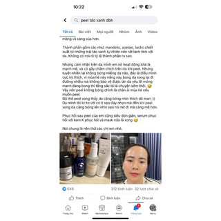 Peel táo xanh dbh (10ml)