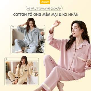 [Cotton Mềm] Đồ Bộ Sau Sinh Dài Tay Cotton | Bộ Piijama Nữ Thu Đông