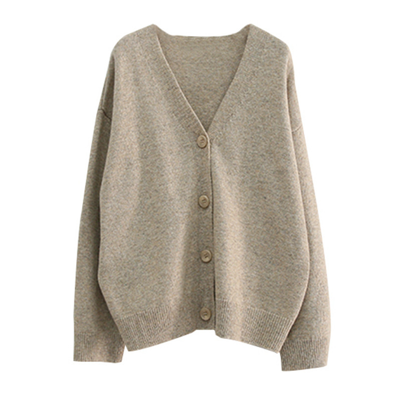 Áo cardigan len dài tay thu đông kiểu dáng Hàn Quốc KL28