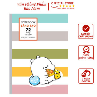 Vở kẻ ngang sáng tạo hải tiến - văn phòng phẩm bảo nam
