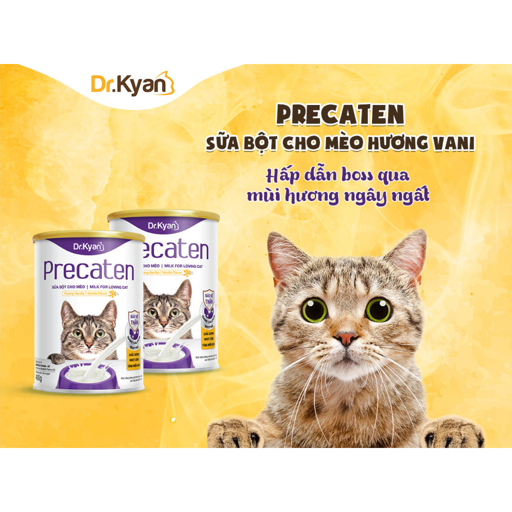Sữa bột cho chó mèo Dr.Kyan Predogen Lon 400g