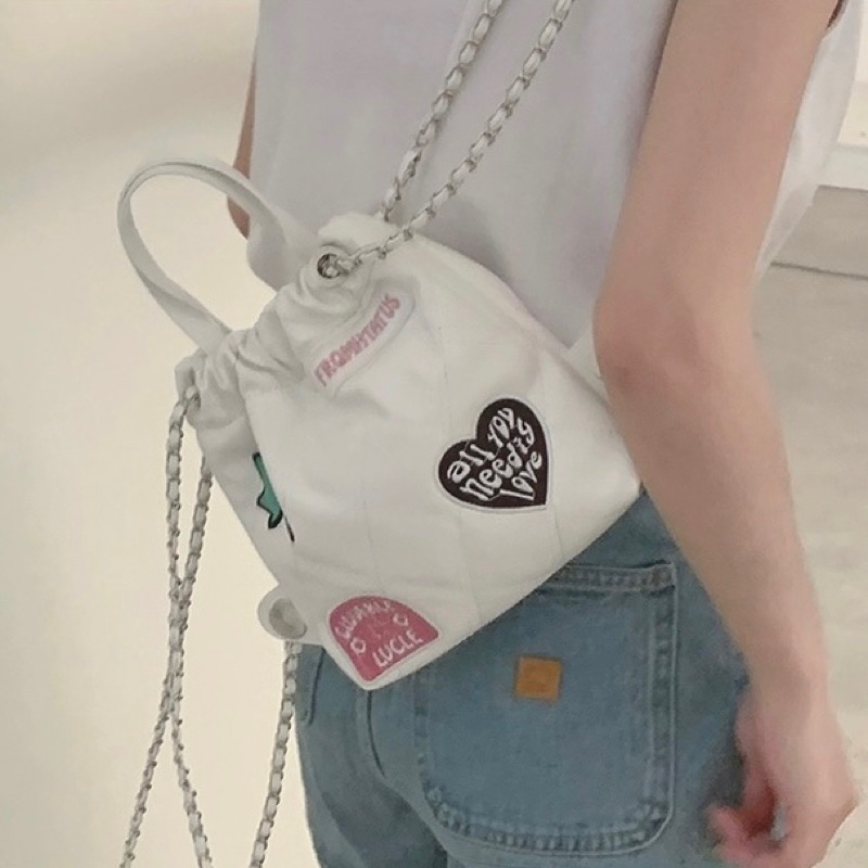 Balo mini da bóng in hình Butterfly