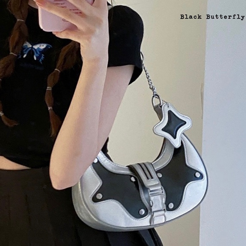 Túi đeo vai họa tiết ngôi sao Butterfly