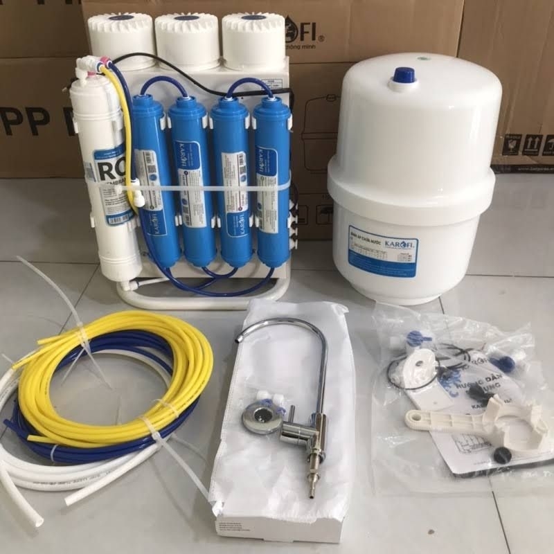 Bình Áp máy lọc nước RO Karofi Chính Hãng, Bình chứa nước RO Karofi siêu bền, Bình áp nhựa 10 lít máy lọc nước