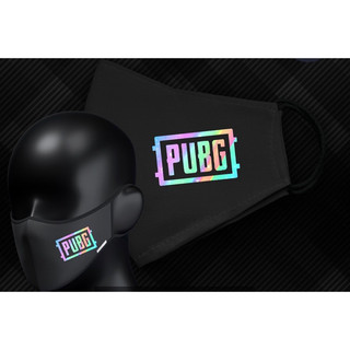 Khẩu trang unisex in hình pubg phản quang nhiều màu