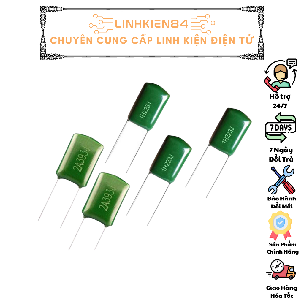COMBO 10 Chiếc Tụ Mica, Tụ Kẹo Các Giá Trị