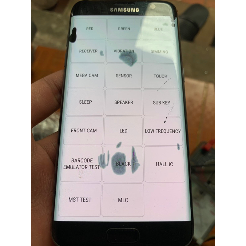 Màn hình samsung s7 egde chống cháy