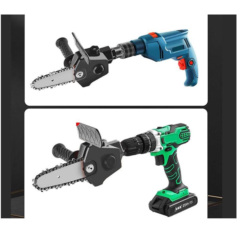 🔥FREESHIP🔥 Máy cưa xích - bộ chuyển đổi máy khoan thành máy cưa xích