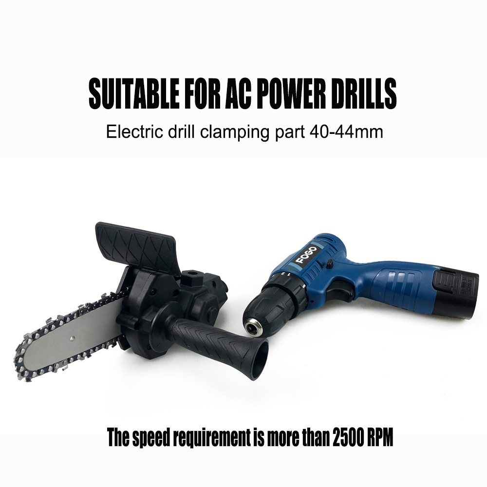 🔥FREESHIP🔥 Máy cưa xích - bộ chuyển đổi máy khoan thành máy cưa xích