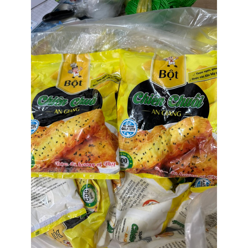 Bột chiên chuối gói 500g - Bột chiên bánh chuối an giang